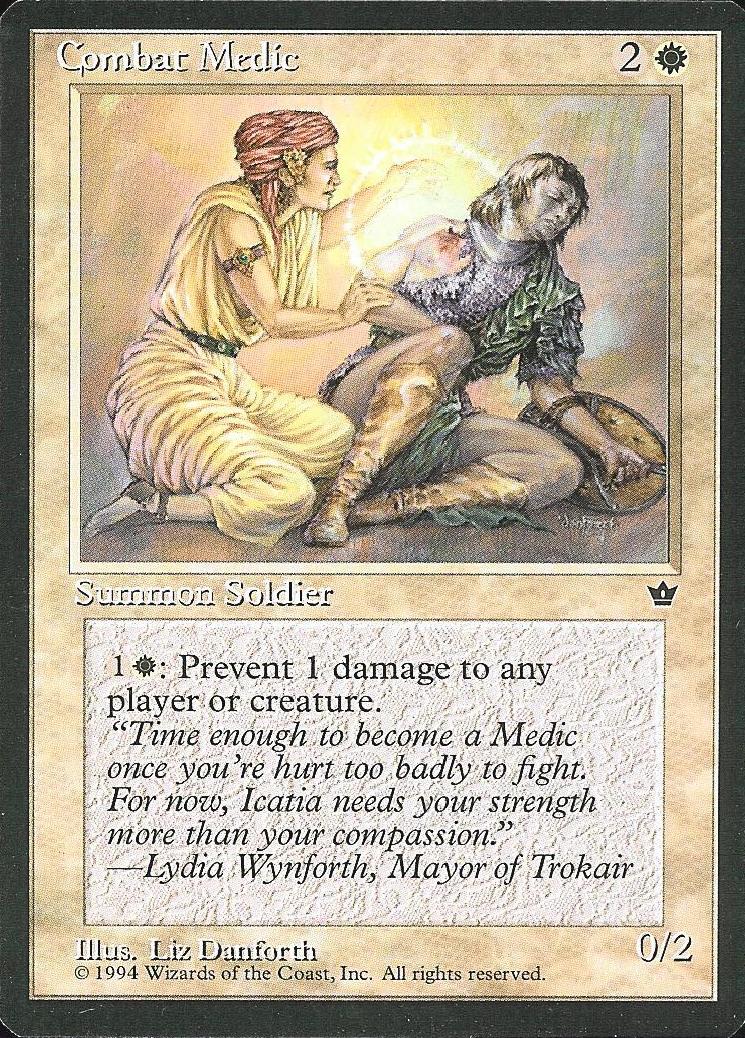 Combat Medic (2) (Fallen Empires) Light Play