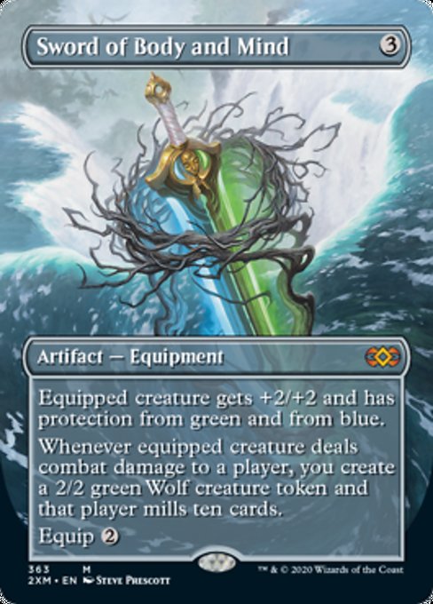 Sword of Body and Mind (Borderless) (Double Masters) Near Mint