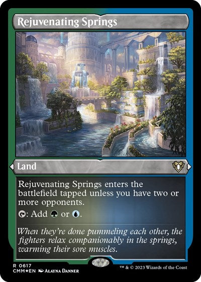 Rejuvenating Springs (Foil Etched) (Commander Masters) Near Mint