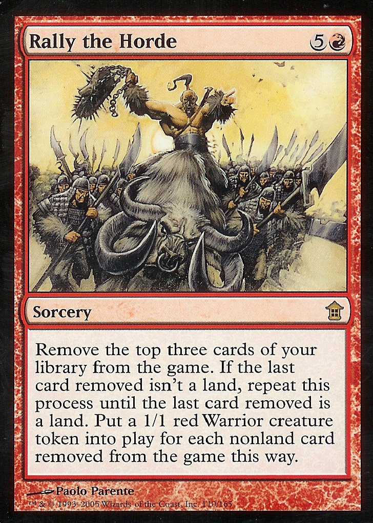 Rally the Horde (Saviors of Kamigawa) Near Mint