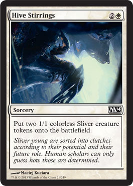 Hive Stirrings (Magic 2014 Core Set) Near Mint Foil