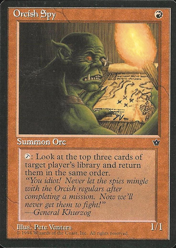 Orcish Spy (3) (Fallen Empires) Near Mint