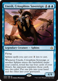 Unesh, Criosphinx Sovereign (Hour of Devastation) Near Mint Foil