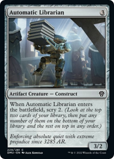 Automatic Librarian (Dominaria United) Near Mint