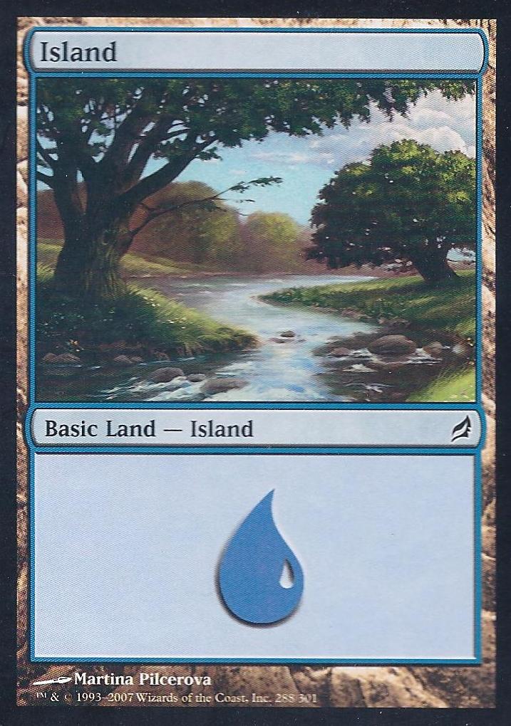 Island (288) (Lorwyn) Near Mint Italian