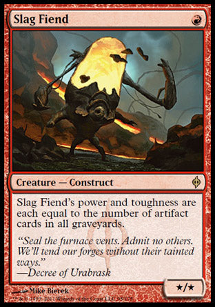 Slag Fiend (New Phyrexia) Light Play