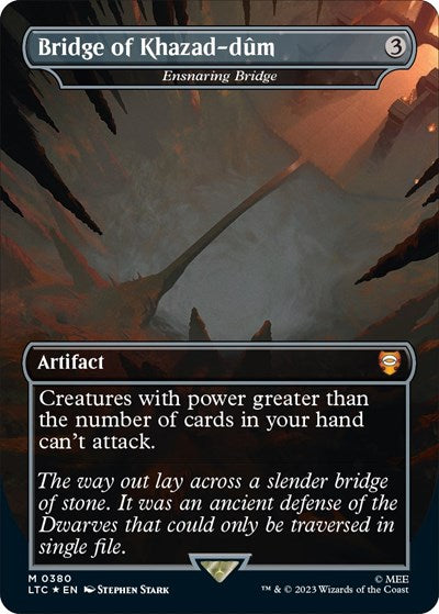Bridge of Khazad-dum - Ensnaring Bridge (Surge Foil) (Commander: The Lord of the Rings: Tales of Middle-earth) Near Mint