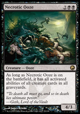 Necrotic Ooze (Scars of Mirrodin) Near Mint Foil