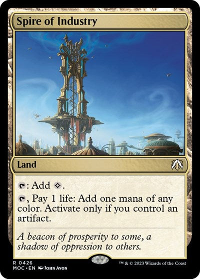 Spire of Industry (Commander: March of the Machine) Near Mint