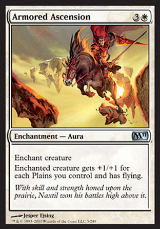Armored Ascension (Magic 2011 Core Set) Near Mint