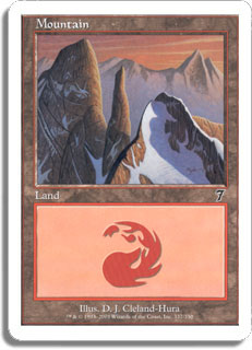 Mountain (337) (7th Edition) Near Mint