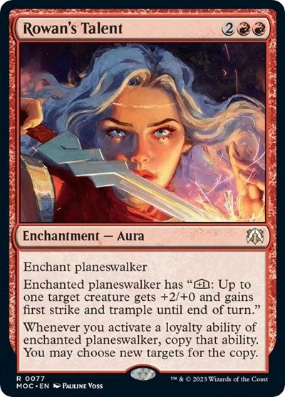 Rowan's Talent (Commander: March of the Machine) Near Mint