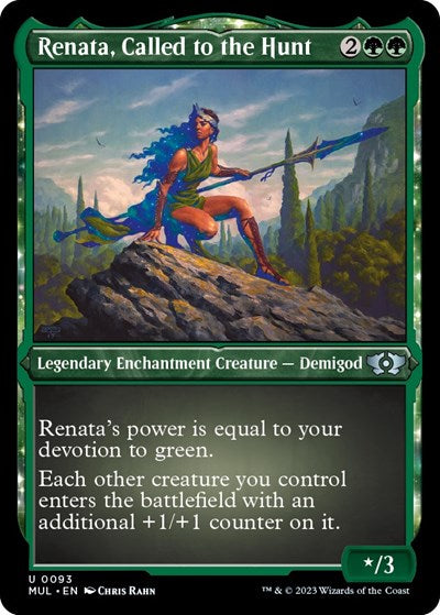 Renata, Called to the Hunt (Foil Etched) (March of the Machine: Multiverse Legends) Near Mint