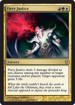 Fiery Justice (Commander 2013 Edition) Near Mint