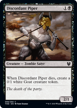 Discordant Piper (Theros Beyond Death) Near Mint Foil