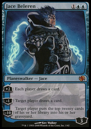 Jace Beleren (Duel Decks: Jace vs Chandra) Near Mint Foil Japanese