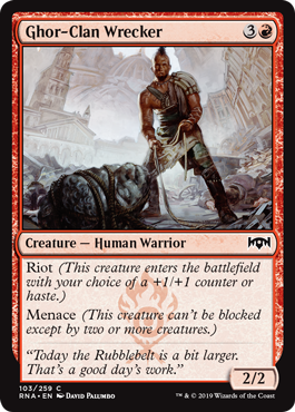 Ghor-Clan Wrecker (Ravnica Allegiance) Near Mint Foil