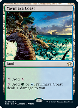 Yavimaya Coast (Commander 2020 Ikoria) Near Mint