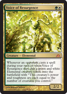 Voice of Resurgence (Dragon's Maze) Near Mint Foil