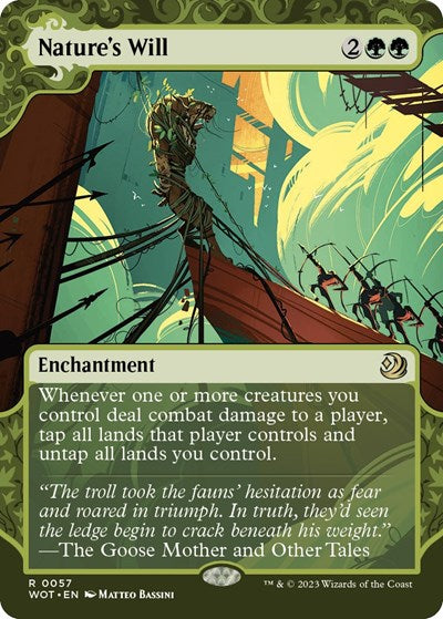 Nature's Will (Wilds of Eldraine: Enchanting Tales) Near Mint