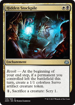 Hidden Stockpile (Aether Revolt) Near Mint Foil