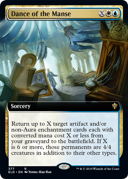 Dance of the Manse (Extended Art) (Throne of Eldraine) Near Mint