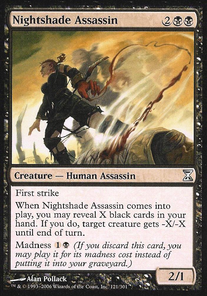 Nightshade Assassin (Time Spiral) Near Mint Foil Japanese