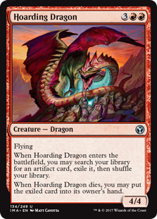 Hoarding Dragon (Iconic Masters) Near Mint