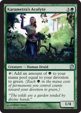 Karametra's Acolyte (Theros) Near Mint Foil