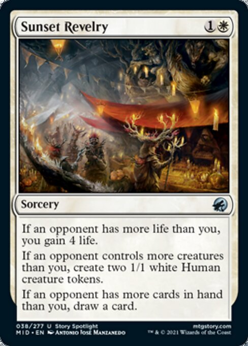 Sunset Revelry (Innistrad: Midnight Hunt) Near Mint