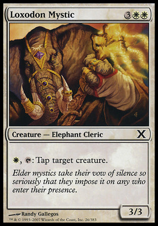 Loxodon Mystic (10th Edition) Near Mint Foil