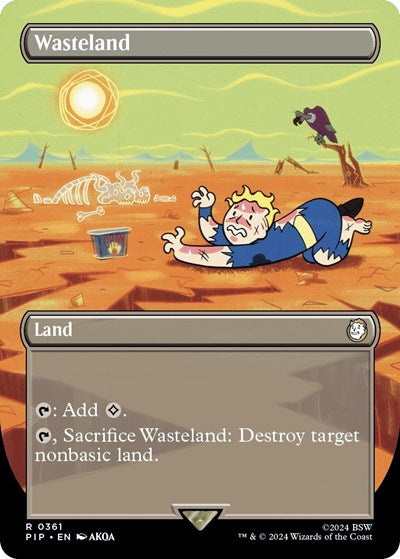 Wasteland (Borderless) (Universes Beyond: Fallout) Near Mint