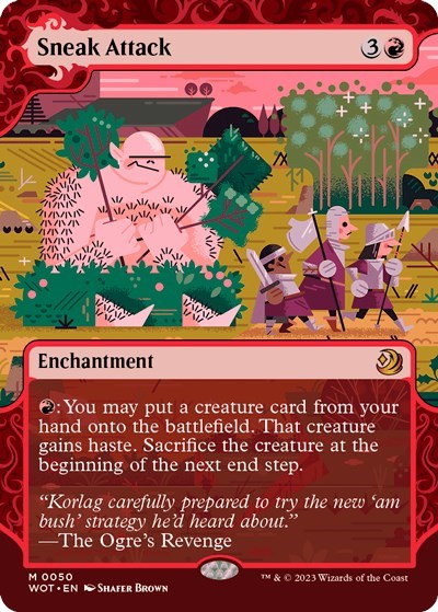 Sneak Attack (Wilds of Eldraine: Enchanting Tales) Near Mint