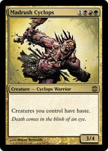 Madrush Cyclops (Alara Reborn) Light Play