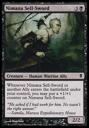 Nimana Sell-Sword (Zendikar) Near Mint