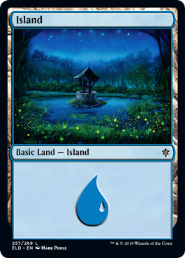 Island (257) (Throne of Eldraine) Near Mint