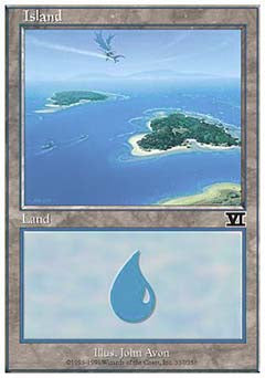 Island (337) (Classic 6th Edition) Near Mint