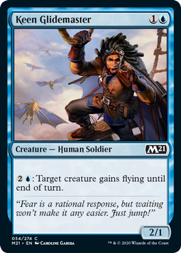 Keen Glidemaster (Magic 2021 Core Set) Near Mint
