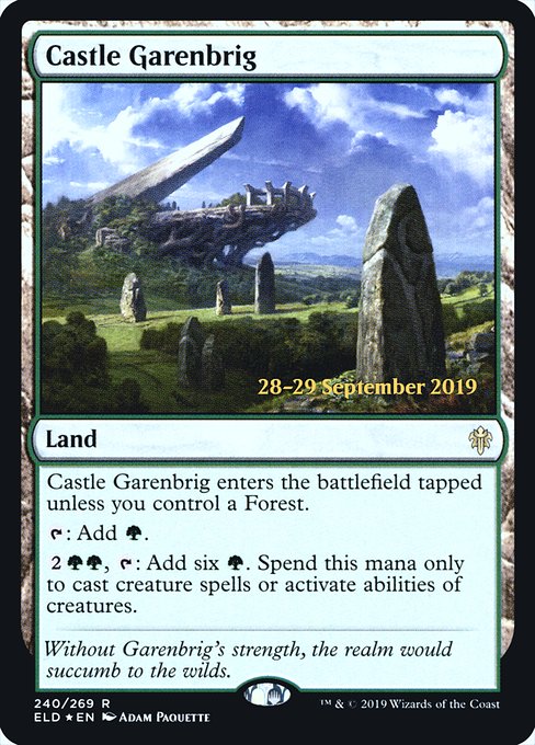 Castle Garenbrig (Prerelease) (Promotional Cards) Near Mint Foil