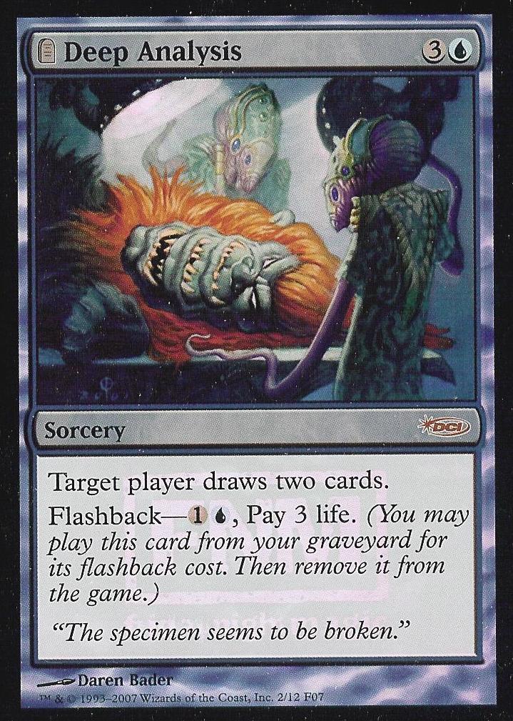 Deep Analysis (FNM) (Promotional Cards) Near Mint Foil