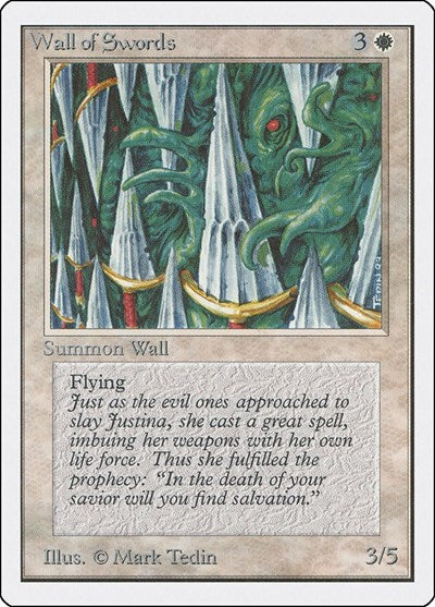 Wall of Swords (Unlimited) Light Play