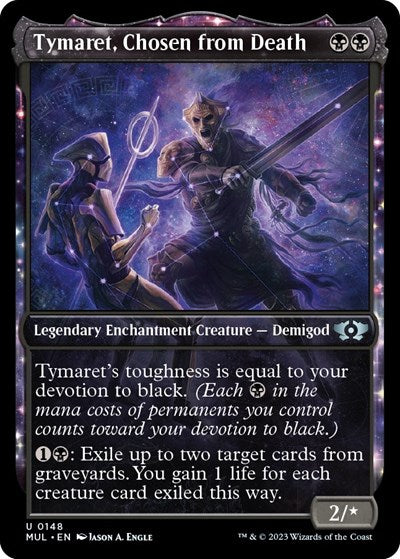 Tymaret, Chosen from Death (Halo Foil) (March of the Machine: Multiverse Legends) Near Mint