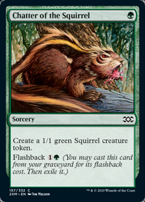 Chatter of the Squirrel (Double Masters) Near Mint Foil
