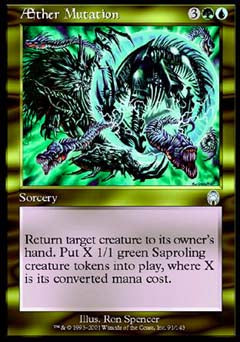 Aether Mutation (Apocalypse) Near Mint Foil Simplified Chinese