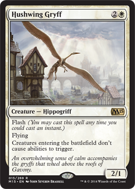 Hushwing Gryff (Magic 2015 Core Set) Near Mint Foil