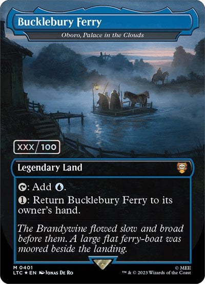 Bucklebury Ferry - Oboro, Palace in the Clouds (Serial Numbered) (Commander: The Lord of the Rings: Tales of Middle-earth) Near Mint