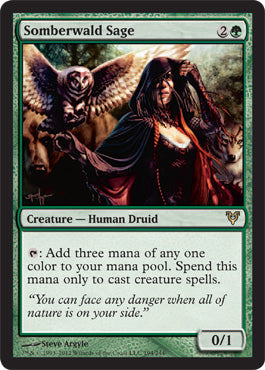 Somberwald Sage (Avacyn Restored) Near Mint Foil