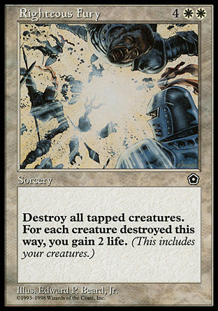Righteous Fury (Portal Second Age) Near Mint