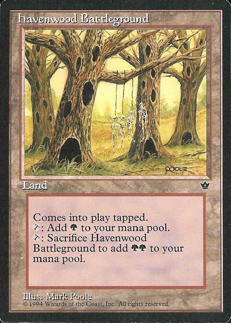 Havenwood Battleground (Fallen Empires) Near Mint