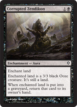 Corrupted Zendikon (Worldwake) Near Mint Foil